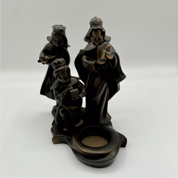 PartyLite Other - PartyLite Holy Night Three Kings Tealight Holder P9431 Bronze Christmas Wise Men